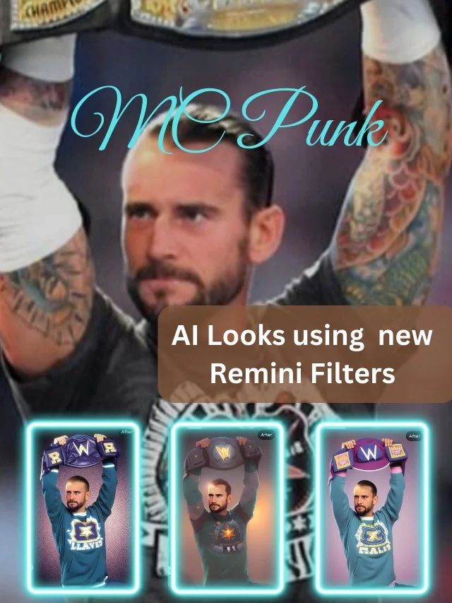 MC punk remini ai looks and avatar filters