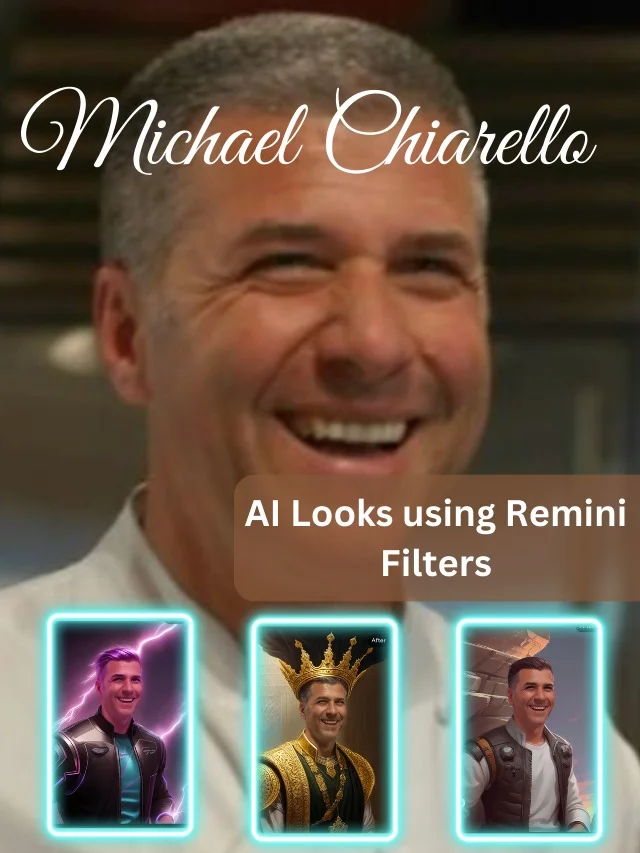 Michael Chiarello remini ai looks