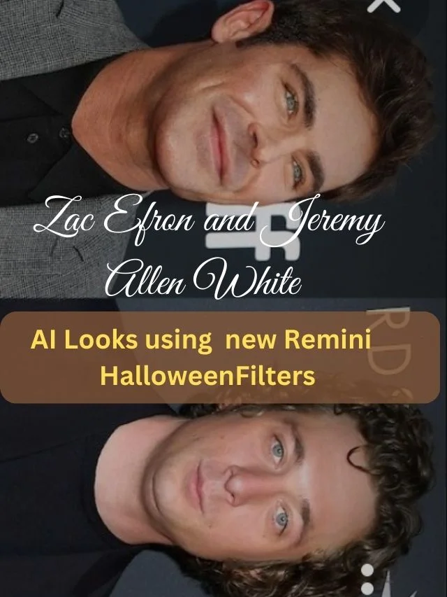 Zac Efron and Jeremy Allen White The Iron Claw Remini AI Filter looks