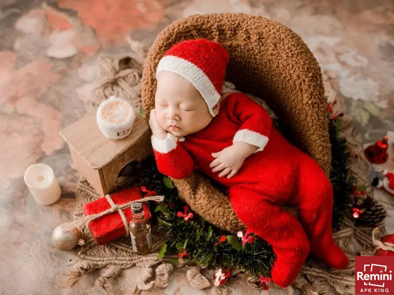 Photographing Your Baby's Milestones – A First Year Photoshoot 7 baby with red cloth under basket