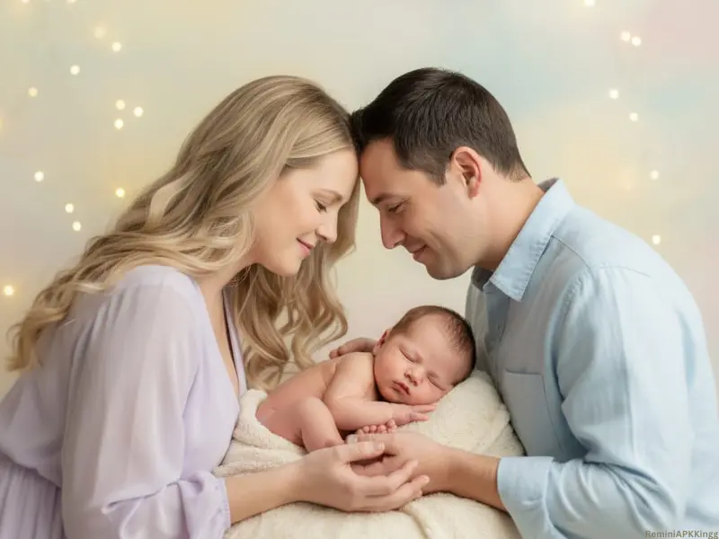 Newborn Baby Poses with Parents – Sweet Family Memories 21 Newborn Baby Poses with Parents- Baby Between the Parents Hands