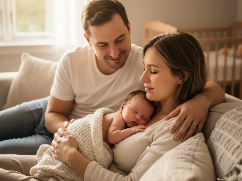Newborn Baby Poses with Parents – Sweet Family Memories 13 Newborn Baby Poses with Parents- Baby Sleeps on the Mom Chest